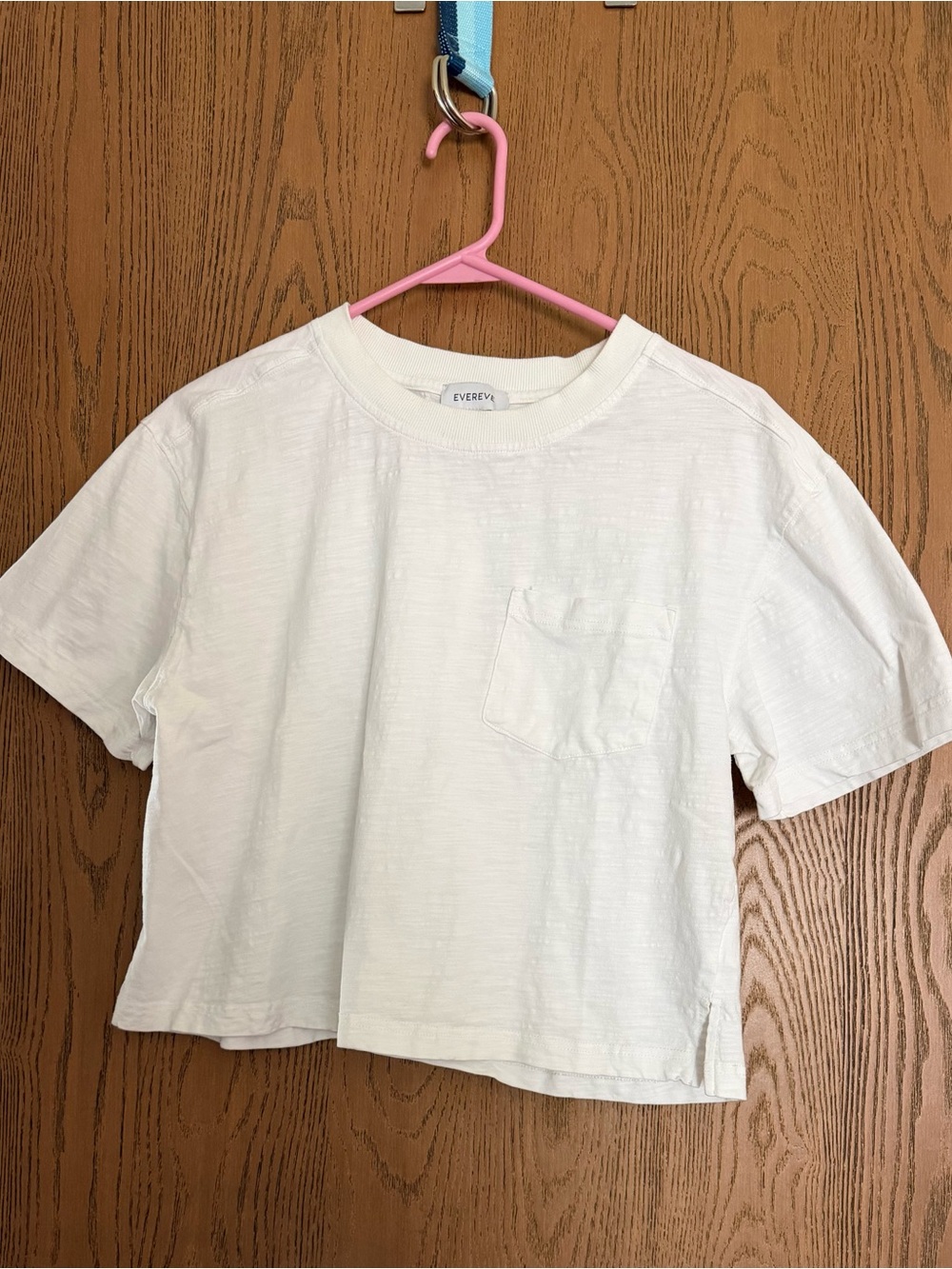 Evereve Elsy Slub Pocket Tee